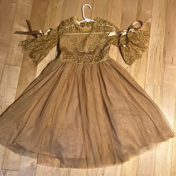 Trish Scoully gold dress - Picture 1 of 2